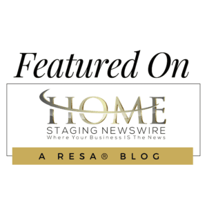 RESA Featured on the home staging newswire logo gold large